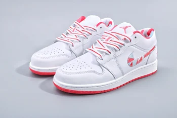 

Nike Air Jordan 1 Low AJ1 Women Fashion Sports Shoes Female Outdoor Leisure Sneakers Basketball Shoes White Red ,Eur Size 36-39