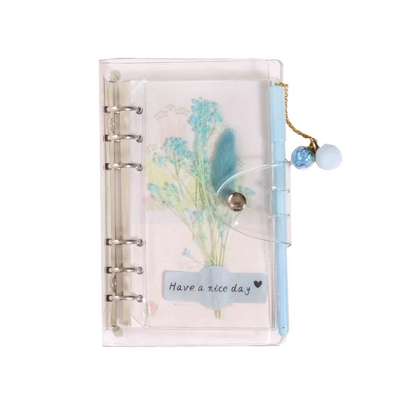 Dry flower blue Sharkbang Kawaii A6 Дневник с отрывными листами блокнот Bullet Journal еженедельная ежемесячная записная книжка планировщик дневник эскиз канцелярские принадлежности - Цвет: Dry flower blue