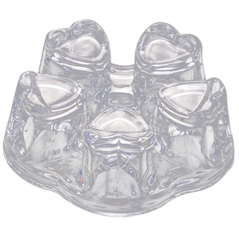 

Big Heart Shape Glass Tea Pot Warmer,Flower Teapot & Coffee Pot Heating Base,High Temperature Resistant,Tea As Gifts-Transparent