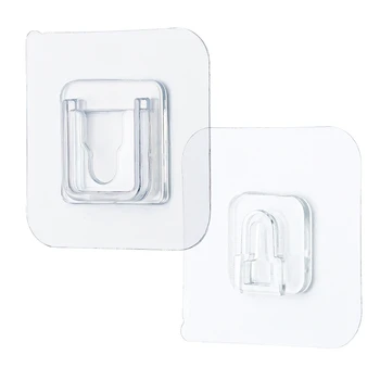 

30 Pcs Double-Sided Adhesive Wall Hooks,Strong Hooks for Kitchen&Bathroom,Sucker Wall Hooks