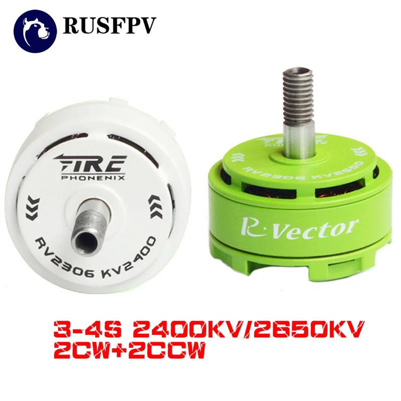 4 шт. AOKFLY RV2306 2306 3-4S 2400KV 2650KV FPV гоночный двигатель для FPV гоночный Дрон Квадрокоптер 2CW+ 2CCW