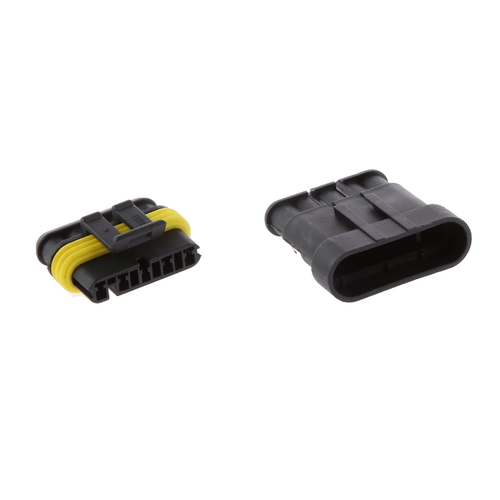 5 Pin Pin Plug Car Waterproof Connector For Motorcycle, Car, Truck, Boat