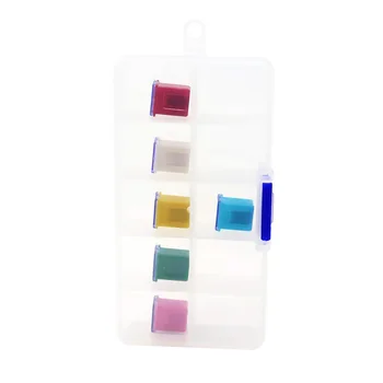 

6pcs JCASE Box Shaped Female Push In Fuse 20A 25A 30A 40A 50A 60A F2825-Z