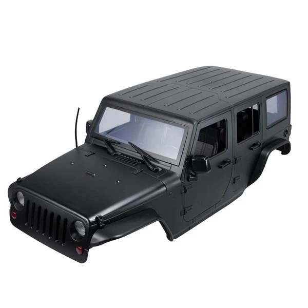 

FBIL-Unassembled 12.3Inch 313mm Wheelbase Body Car Shell for 1/10 RC Crawler Jeep Wrangler Axial SCX10 & SCX10 II 90046 90047
