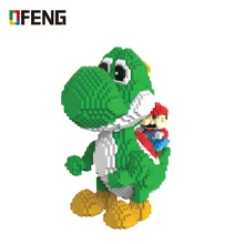 Magic Blocks Big size Yoshi Mini Blocks Micro Bricks Anime DIY Building Cartoon Toys Juguetes Auction Model toy Children Gifts Magic Blocks Big size Yoshi Mini Blocks Micro Bricks Anime DIY Building Cartoon Toys Juguetes Auction Model toy Children Gifts