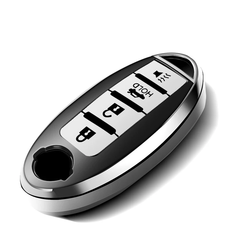 

New style TPU Key case protective shell cover for Nissan Qashqai J10 J11 X-Trail t31 t32 kicks Tiida Pathfinder Juke 4 button