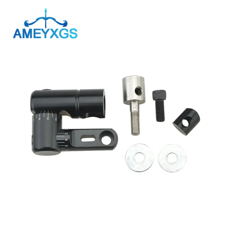 

1Pc Archery Single Side V Bar Balance Rod Stabilizer Quick Disconnect Mount Shock Absorber For Bow Hunting Shooting Accessories