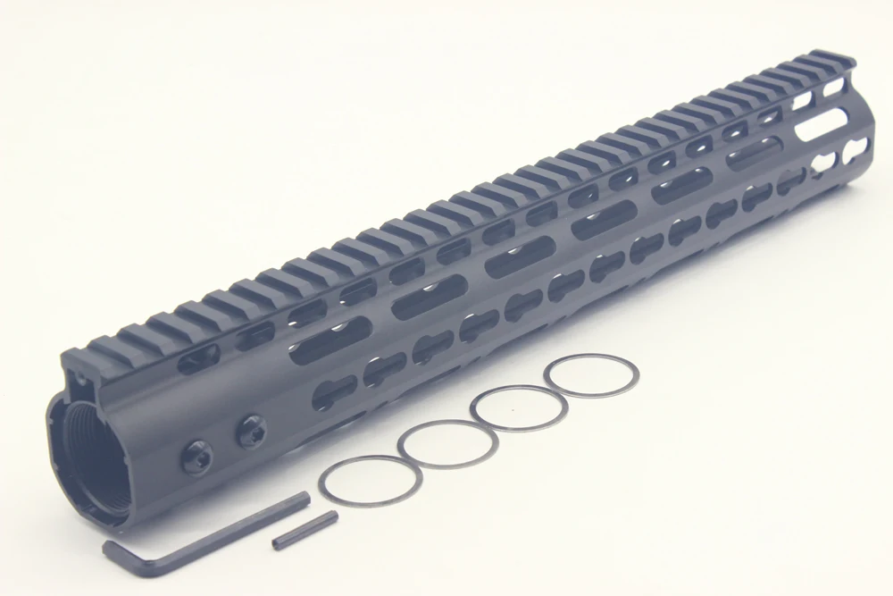 Черный/красный/загар/серый цвет 13 5 ''Keymod Handguard Rail Free Float Mount System Ultralight Style Fit .223/5.56