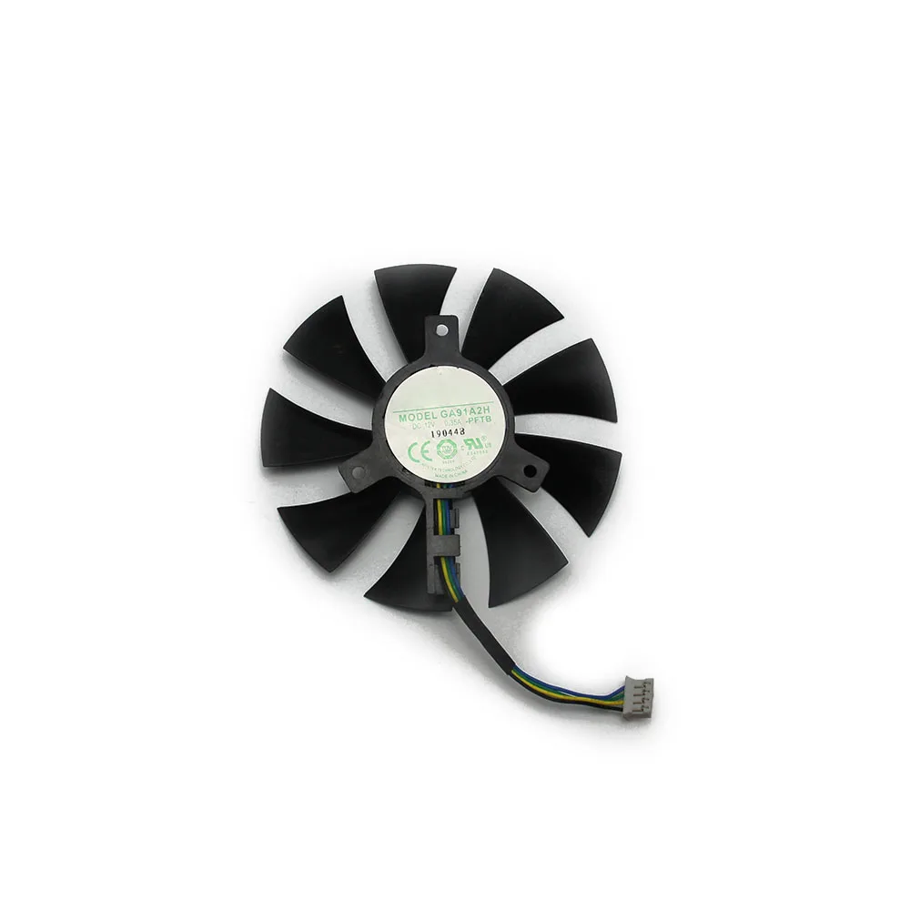 Кулер для видеокарты 85 мм GA91A2H DC 12 В 0 35a 4Pin RX 560 POWERCOLOR Radeon RX560 Red Dragon OC