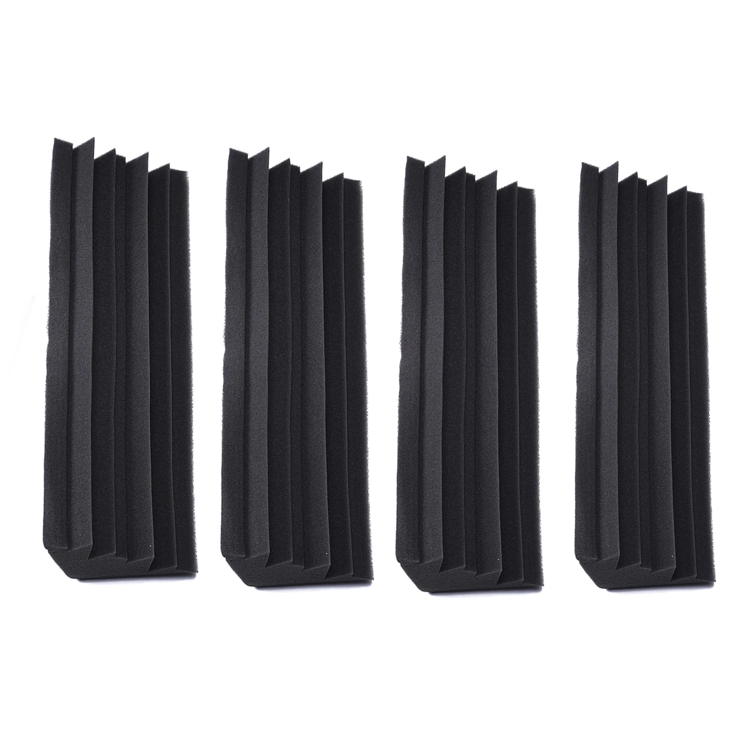 

4pcs Corner Acoustical Studio Foam Absorbers Sound proof Sound-absorbing cotton With strong noise reduction