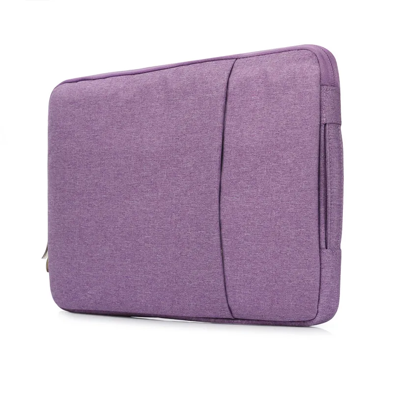 Новинка, сумка для ноутбука, чехол для Macbook 1" 12" 1" 15", ZAIWJ, карманный рукав для ноутбука Mac Book Air Pro retina - Цвет: purple