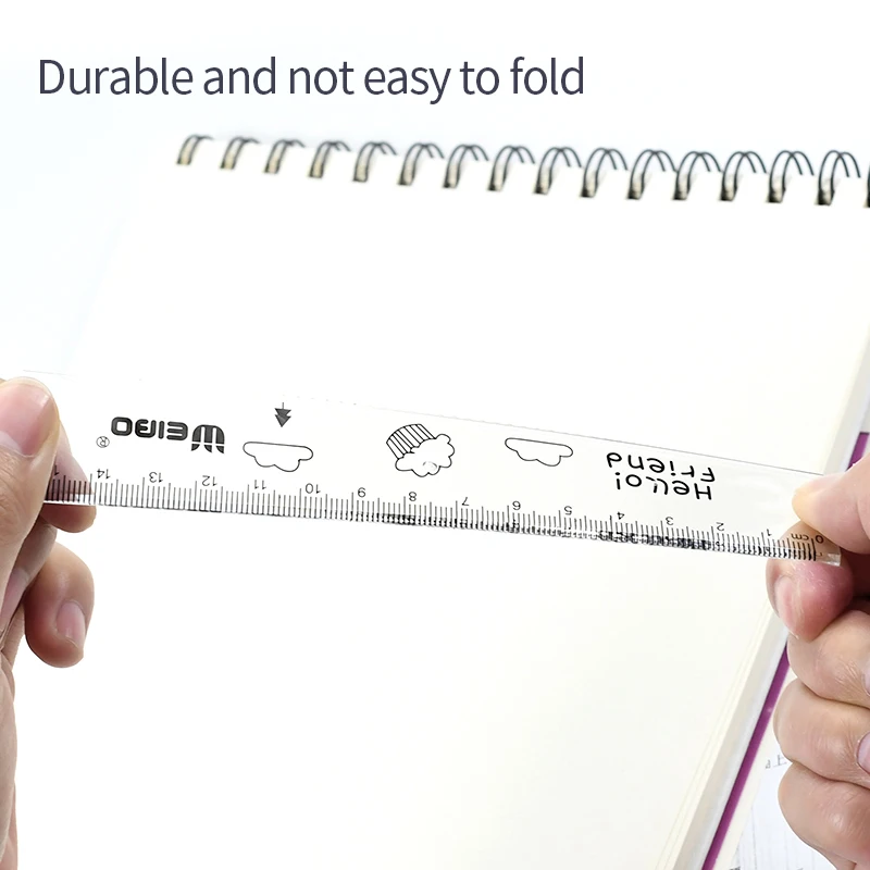 Mice Simple Wind Set Ruler For Primary And Middle School Students Drawing Set Ruler Students 4-Piece M-1919