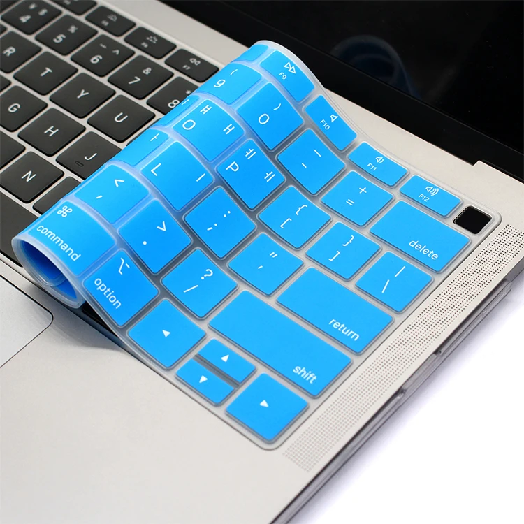 Silicone Laptop Korean Keyboard Cover Skin for MacBook Newest Air 13" Release A1932 with Retina Display