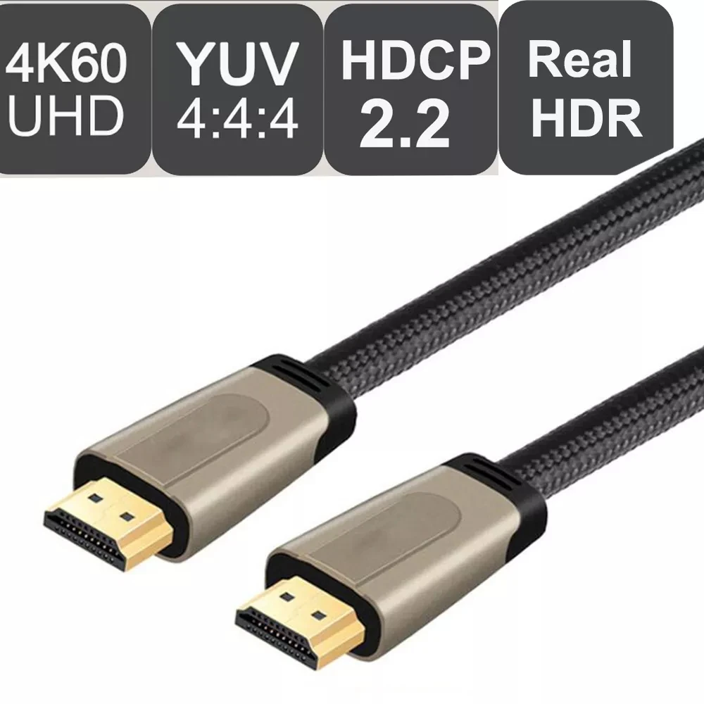 HDMI 2.0 Cable 4K 60Hz for PS5 PS4 Pro HDMI Cable HDR 4K Cable HDMI 2.0