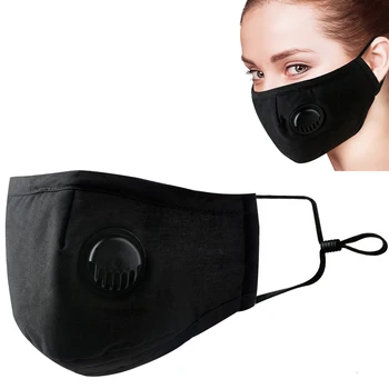 

Adult Kids Dustproof Mouth Face Mask Anti Haze Mask Antibacterial Breathable Valved Dust Mask Respirator Washable Reusable