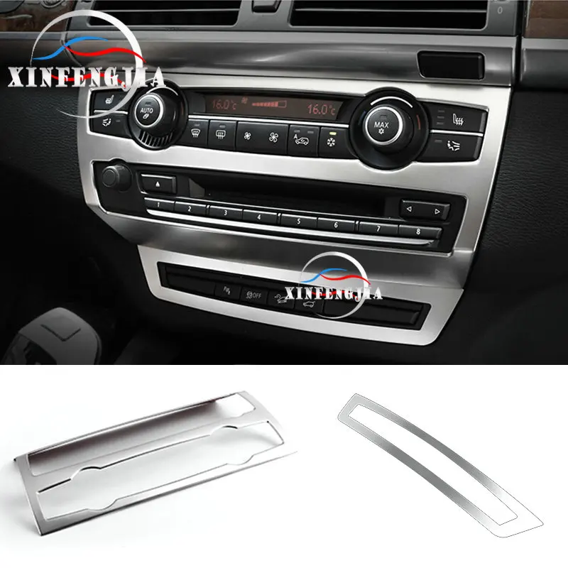 4x Steel Door Audio Speaker Panel Cover Trim For BMW X5 E70 07-13 /& X6 E71 08-14