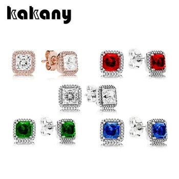 

Kakany 100% high quality Women Eternal Elegant Zircon Earrings Anniversary Original High Quality Diy Jewelry