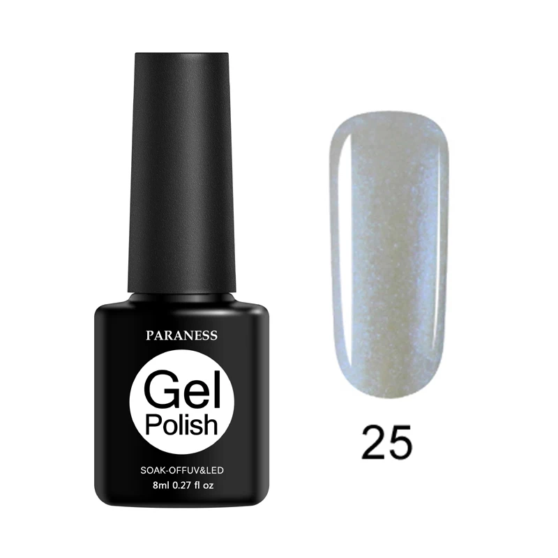 25 Гель-лак для ногтей Paraness, блестящий УФ лак Esmalte, Гель-лак для ногтей, штамповка, краска для ногтей, художественный Гель-лак, клей-лак, все для маникюра - Цвет: 25