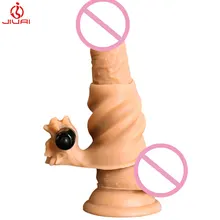 Silicone Sex Vibrator Toy Anus G-spot Lasting Reusable dildo sleeve dildo Extension Sleeve for Men