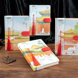 Художественный А5 блокнот бумажный планировщик пуля ежедневник школьный дневник блокнот календарь китайский стиль дворец путешествия