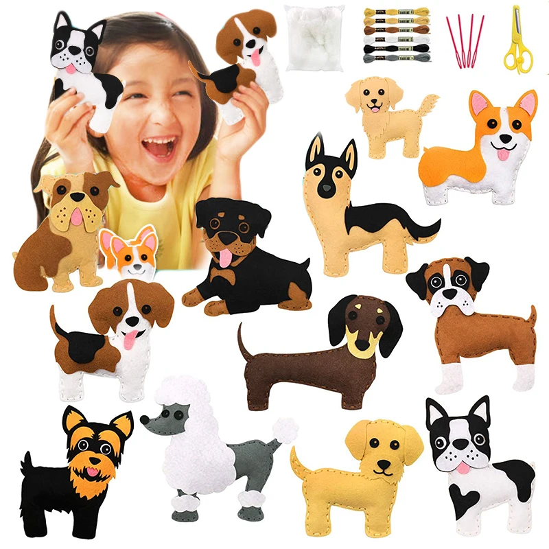 Набор для творчества из войлока Детский развивающий швейный набор сделай сам