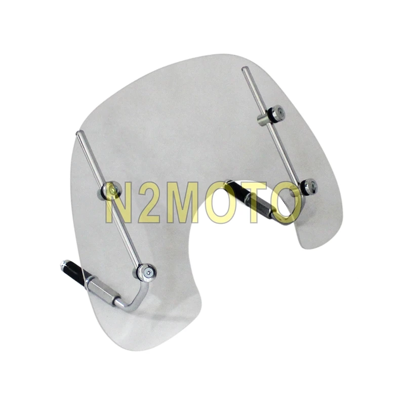 Для Vespa LX150 LX50 2005- Прозрачный ветровой экран дефлектор ветрового стекла экран Летающий экран с кронштейном