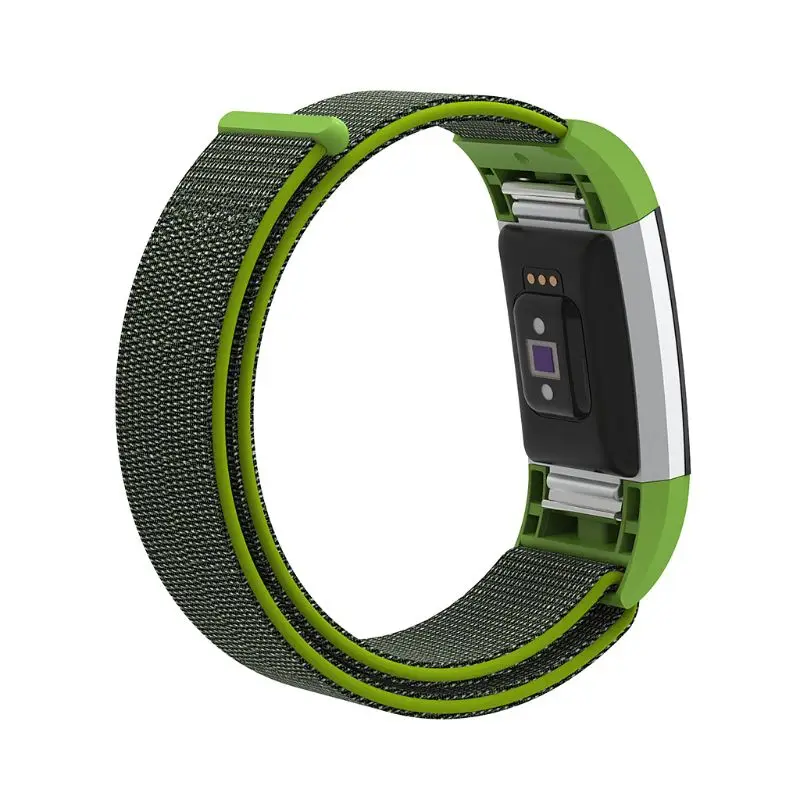 Нейлоновый крюк и петля дышащий сменный ремешок для Fitbit Charge 2 наручный ремешок смарт-трекер 77UA