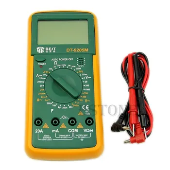 

DT9205M Digital Voltmeter Multimeter Ohmmeter Ammeter Capacitance Tester LCD New