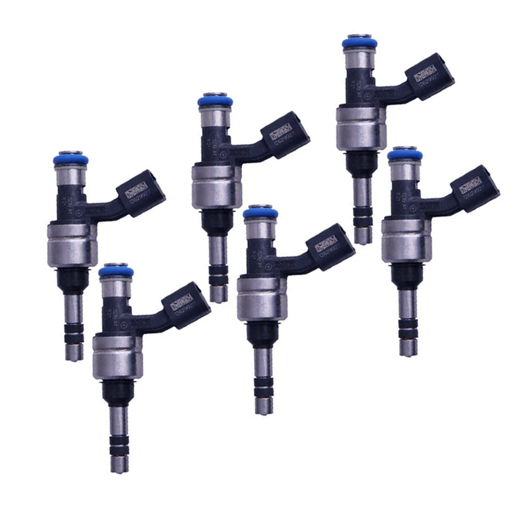 Set Of 6 Fuel Injector Nozzles For 2010 Buick Lacrosse 2010 2011 Cadillac CTS SRX Chevrolet Equinox Gmc Terrain 3.0L V6 12629927