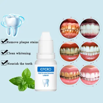 

10ml Dental Tools Toothpaste Tea Cleaning Stains Remove Liquid Teeth Bleaching Essence Oral Hygiene Care Adult Smoke Serum