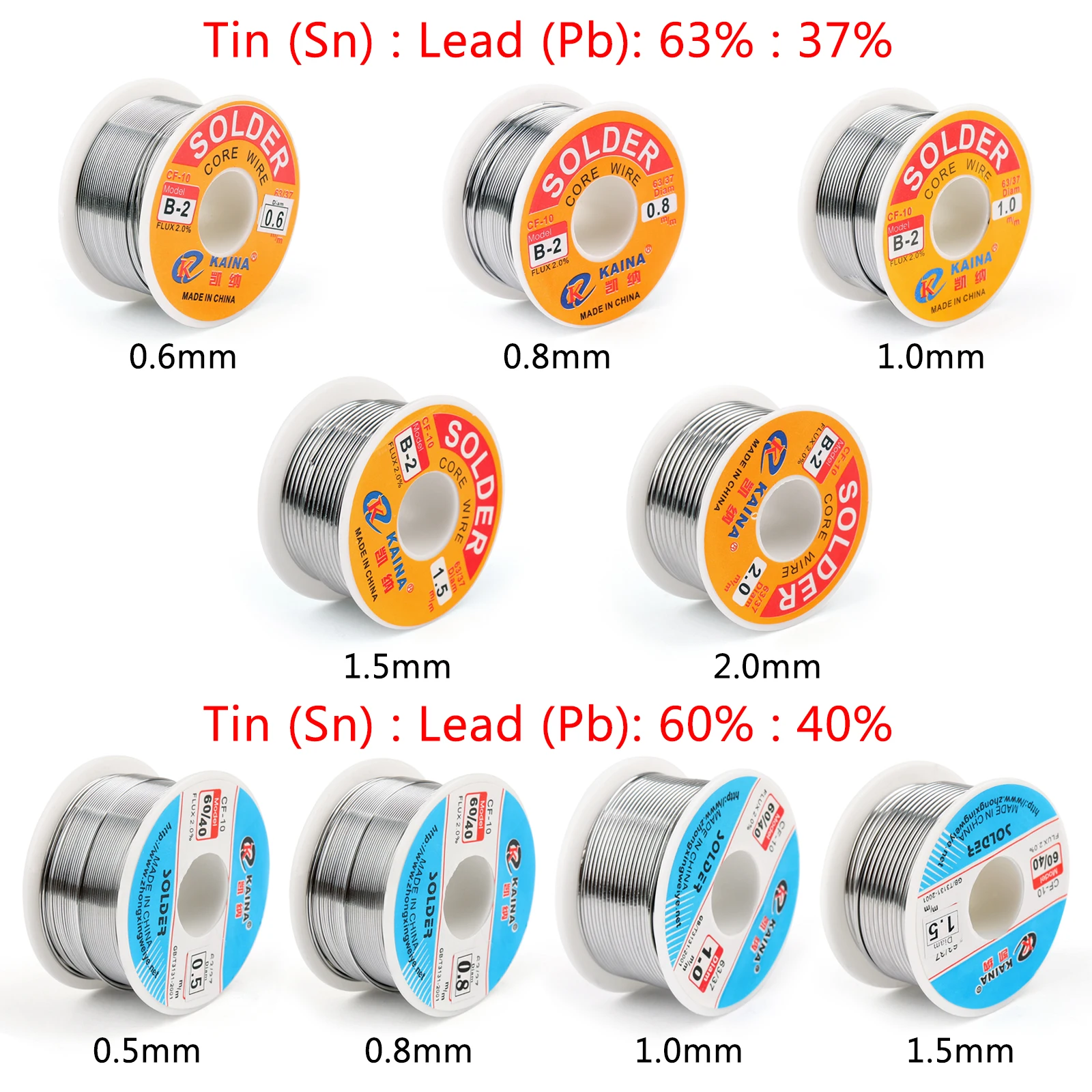 Areyourshop 100 г 60/40 63/37 0 5 мм/0 8 мм/1 мм канифоль Оловянная свинцовая сварочная проволока