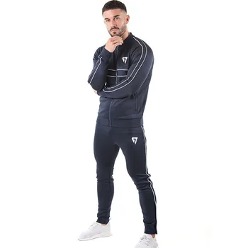 

Autumn Winter Mens Sports Suit Running Set Men Joggers Fitness Sweatshirt Sweatpants Sportswear Gym Training Tracksuits Zipper