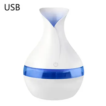 

USB Charging Mute Air Humidifier Essential Oil Diffuser Ultrasonic Aromatherapy LED Night Light Purifier 300ML Capacity