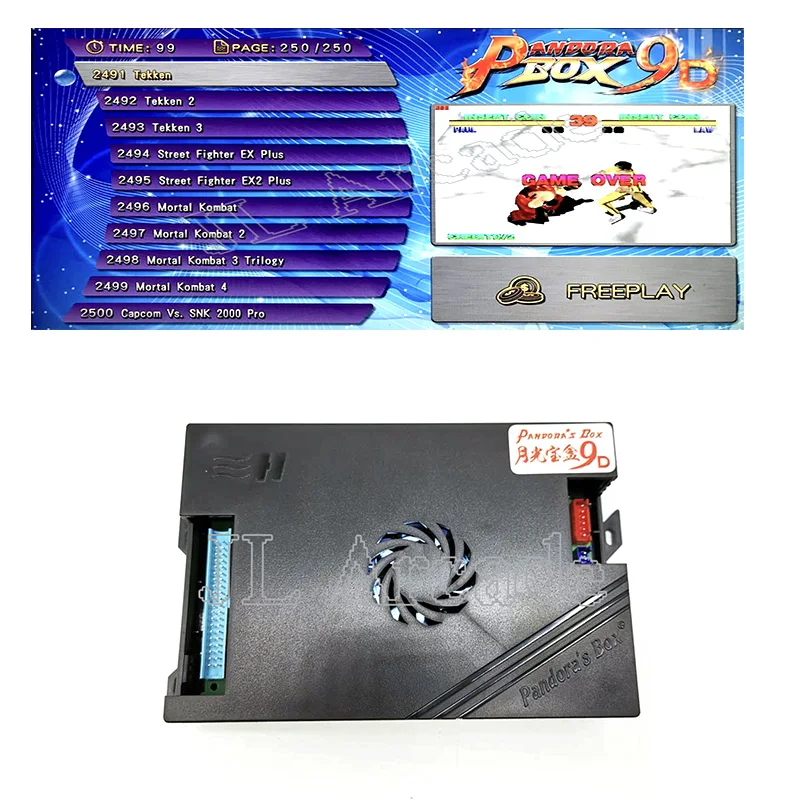 Pandora Box 9d 2500 В 1 семейная версия материнская плата может 3P 4P игра для видео аркадная