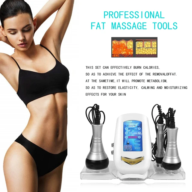 MEISIKANG RF Skin Rejuvenation Tighten Anti-wrinkle Body Massage Slimming 40K Cavitation Ultrasonic Weight Loss Beauty Machine 4