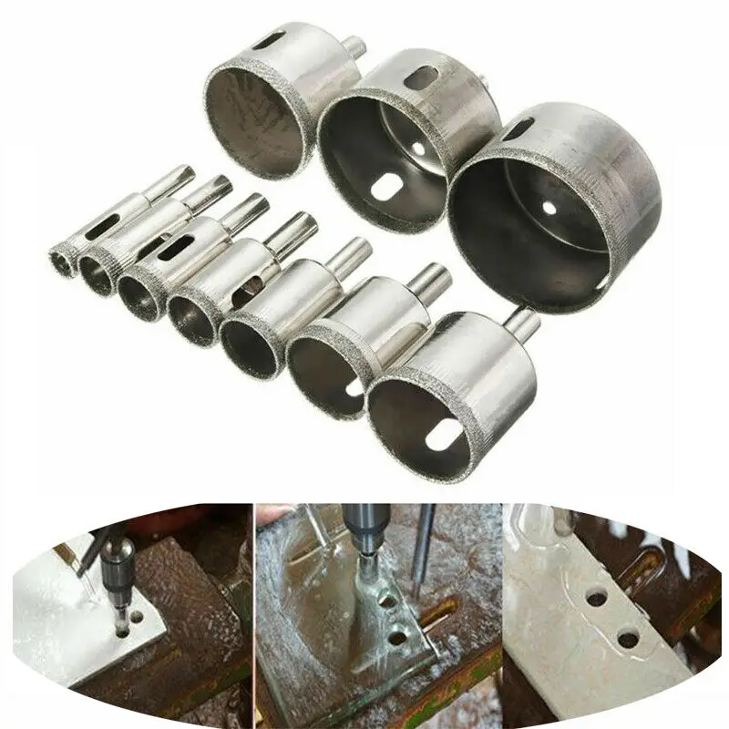 

Utoolmart New 42/45/50/55/60mm Dia Glass Hole Saw Diamond Drill Bit Cutting Tool Tile Ceramic Marble