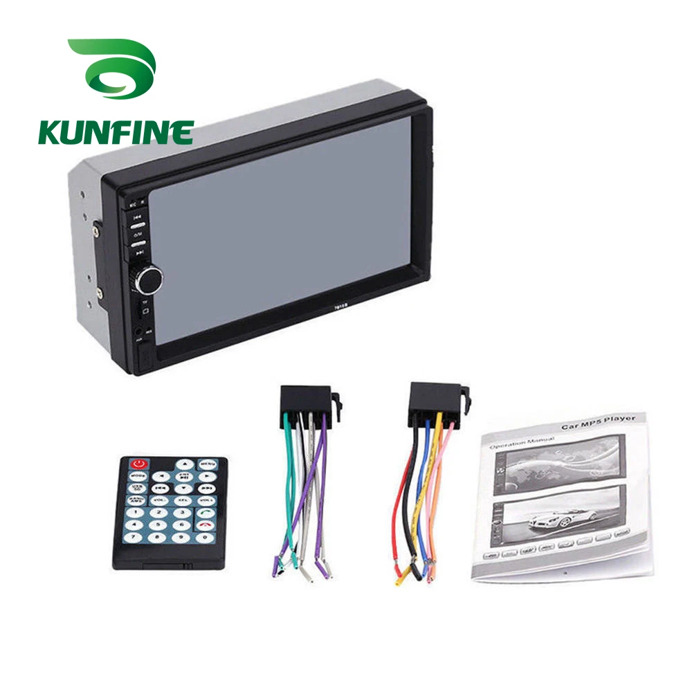 KUNFINE Универсальный 2 Din " сенсорный экран автомобильный мультимедийный плеер Автомобильный Радио Стерео MP5 MP3-плеер с Bluetooth FM/USB/AUX