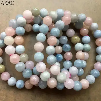 

4bracelets Natural Beryl bracelet approx 8-8.5mm bracelets as photo