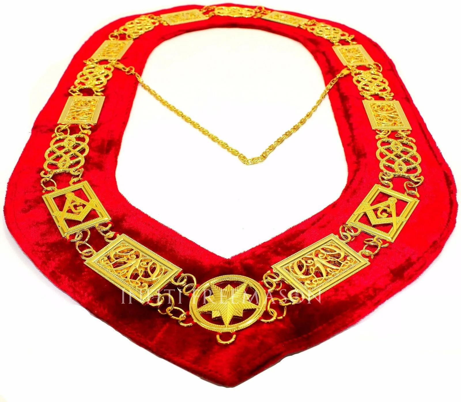 Ошейник Masonic master цепь со знаком масонов ошейник Regalia рыцари Templar Металлический