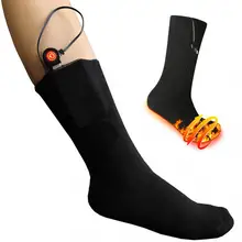  Heated Socks Foot Warmer Winter Outdoor Skiing Warmth Thicken Socks For Men/Women Electric Heating Socks 