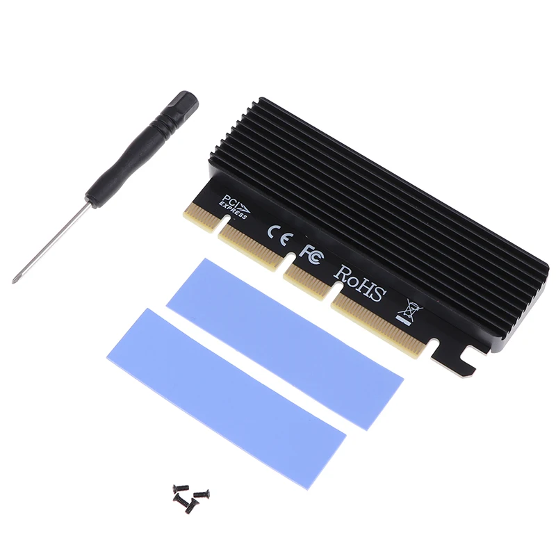 1 шт. M.2 NVMe SSD адаптер M2 Для PCIE 3,0X16 контроллер карты M ключ интерфейсная карта