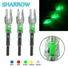 

3Pcs Archery Lighted Nocks Automatic Arrow Lighted Nock for ID4.2mm Arrow Shafts Hunting Training Target Shooting Accessories