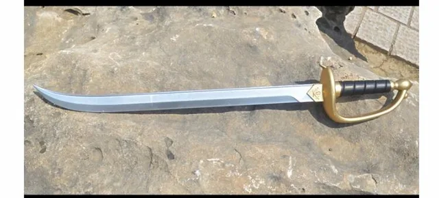 Pirate Captain Jack COS Weapon Toy Swords Film Stage PU Rubber  Halloween Pirates of The Caribbean Simulation Props Teen Toy 5