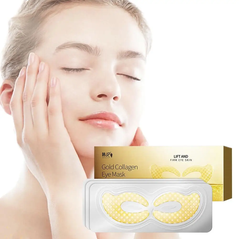7 пар/компл., Gold Crystal коллагеновая маска для глаз, маска для глаз маски! Убирает темные круги под глазами, Pathces вокруг Маски для глаз увлажняющая маска для ухода за кожей лица