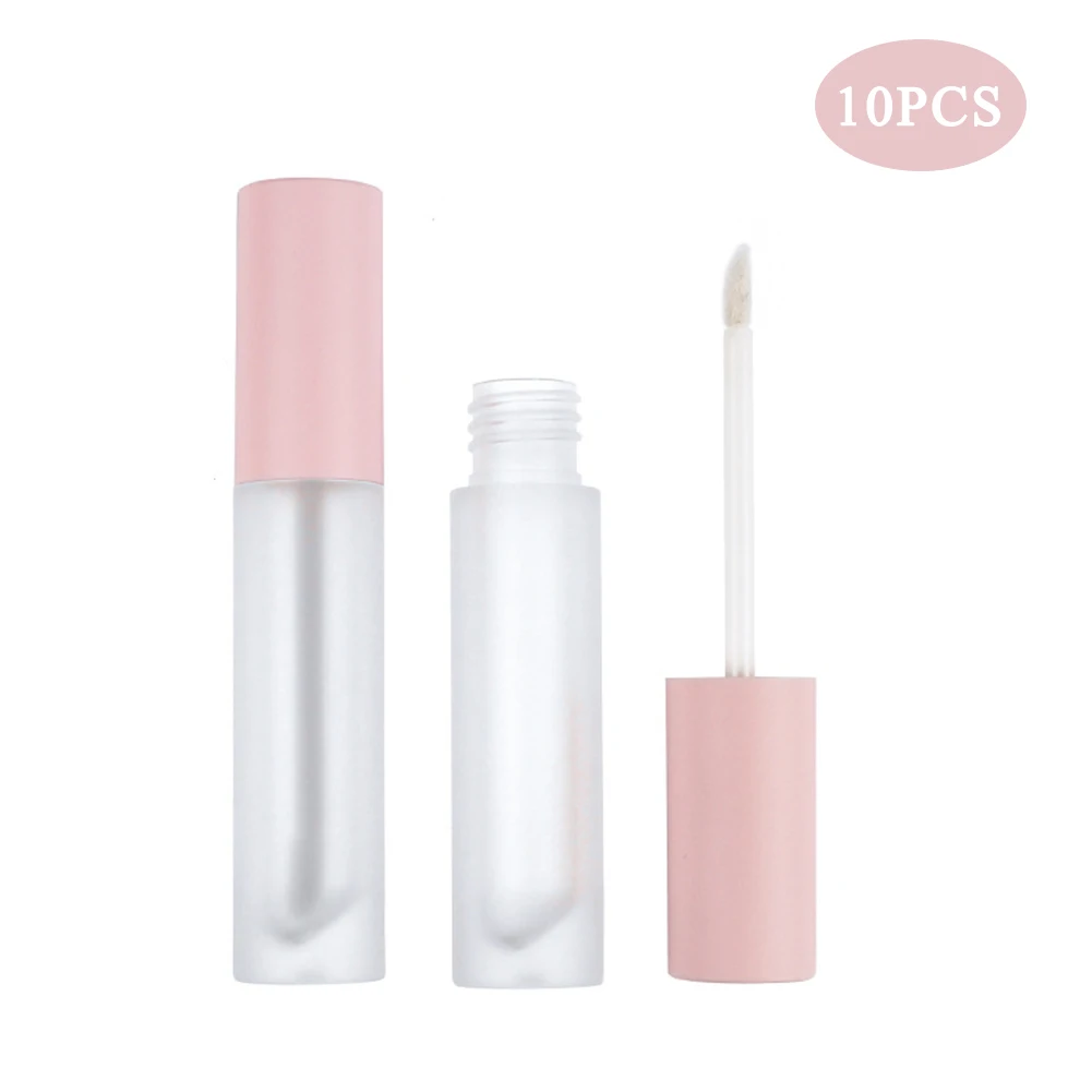 

DIY 10pcs 5ml Homemade Empty Lip Gloss Tubes Transparent Liquid Lipstick Tubes Balm Jars Lip Glaze Empty Refillable Makeup Tools