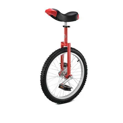 Велосипед горный велосипед 16-24 дюймов одно колесо трюк алюминиевое колесо Одноколесный спортивный Одноколесный велосипед одно колесо bmx производительность автомобиля - Цвет: Red - 24 inch