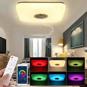 

100W Modern LED Ceiling Lights Wifi bluetooth Smart Phone APP Remote Control Light Music RGB Dimmable Bedroom Ceiling Lamp
