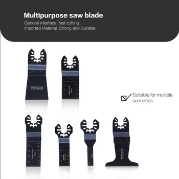 

10-68mm Quick Change Oscillating Multifunction Tool Saw Blade Accessories for Black & Decker Home Use Metal Cutting Tools