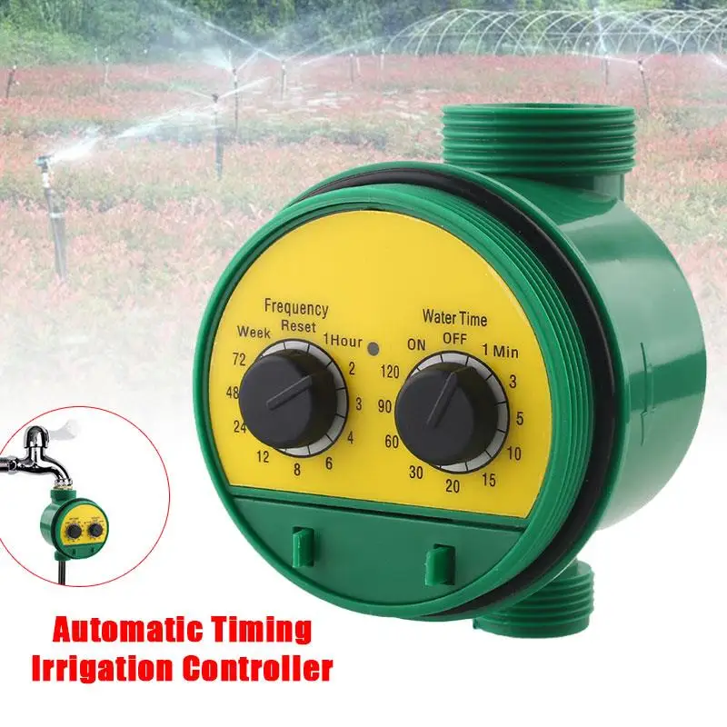 Таймер для воды устройство орошения зеленый кран таймер удобный водопровод Сад