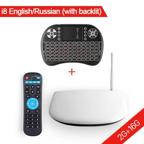 Медиаплеер для Android 8,1 tv Box Leadcool Q1304 1G/8G 2G/16G HDMI 2,0 Поддержка 4K 2,4G Wifi RK3229 четырехъядерный Smart tv Box - Цвет: 2G 16G Box with I8TR